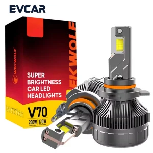 Customized Wholesale 12V 280W 29000LM Car Light Bulb CSP 4575 Chip Four Copper Tube H4/H7/9005/9006/H11 Universal LED Headlights