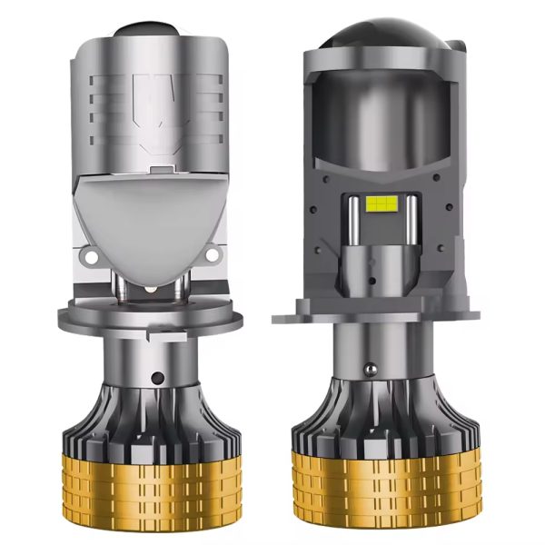 T90Pro Super Brightness Led H4 Mini Projector Lens Low Beam 160W High Beam 220W Factory Wholesale - 图片 4
