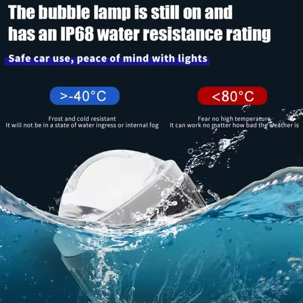 Wekwolf W300+1 with Fan 3inch LED Auto Lighting Super High Power Projector Lens Fog Light High Low Beam Front Fog Light - 图片 4