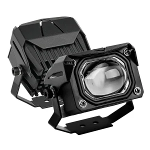 LED Lens Spotlight — Universal Design for External or Internal Mounting on Motorcycles and Cars