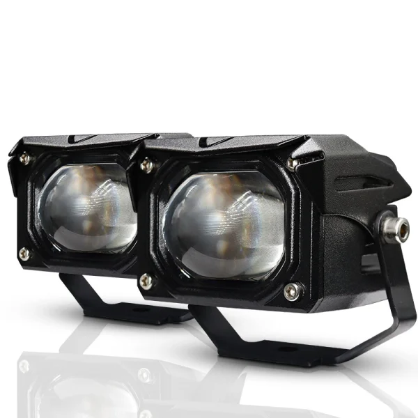 LED Lens Spotlight — Universal Design for External or Internal Mounting on Motorcycles and Cars - 图片 2