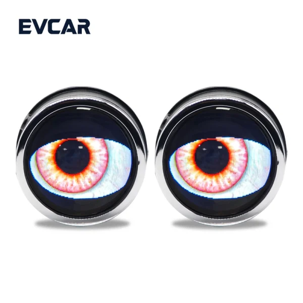 Universal New 3.0-inch Dynamic LED Car "Demon Eye" Projector Fog Light — LED Eye Lamp Modification & Upgrade (Eagle Eye Style)