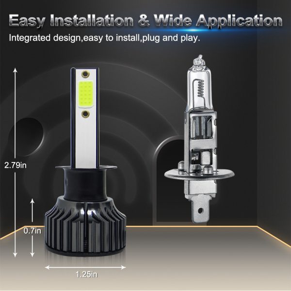 Hot-Selling New Product: P1 Automotive LED Headlight Bulbs — "Lime" Series (Lime-White & Blue Light Options) — Ultra-Bright, Universal Fit for Vehicle Modification