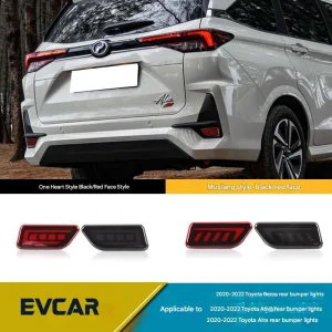 Compatible with Toyota Bezza / Ativa / Alra — LED Rear Bumper Lights (Modification Kit): Bumper Lights, Rear Fog Lights, and Turn Signals