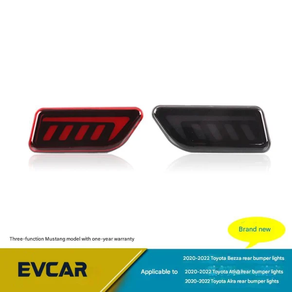 Compatible with Toyota Bezza / Ativa / Alra — LED Rear Bumper Lights (Modification Kit): Bumper Lights, Rear Fog Lights, and Turn Signals - 图片 3