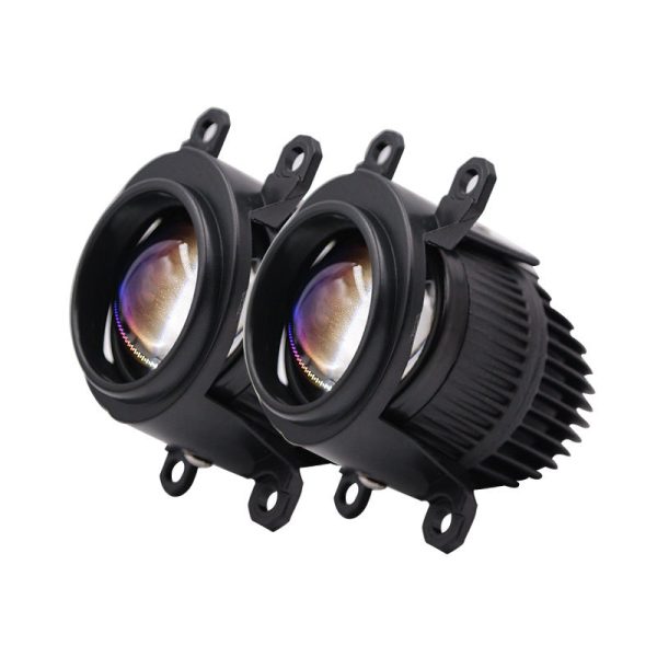 New 2.0-inch LED Dual-Beam Fog Lights — High-Power, Ultra-Bright, Tri-Color LED Fog Lamps for Automotive Modification (Universal Fit)